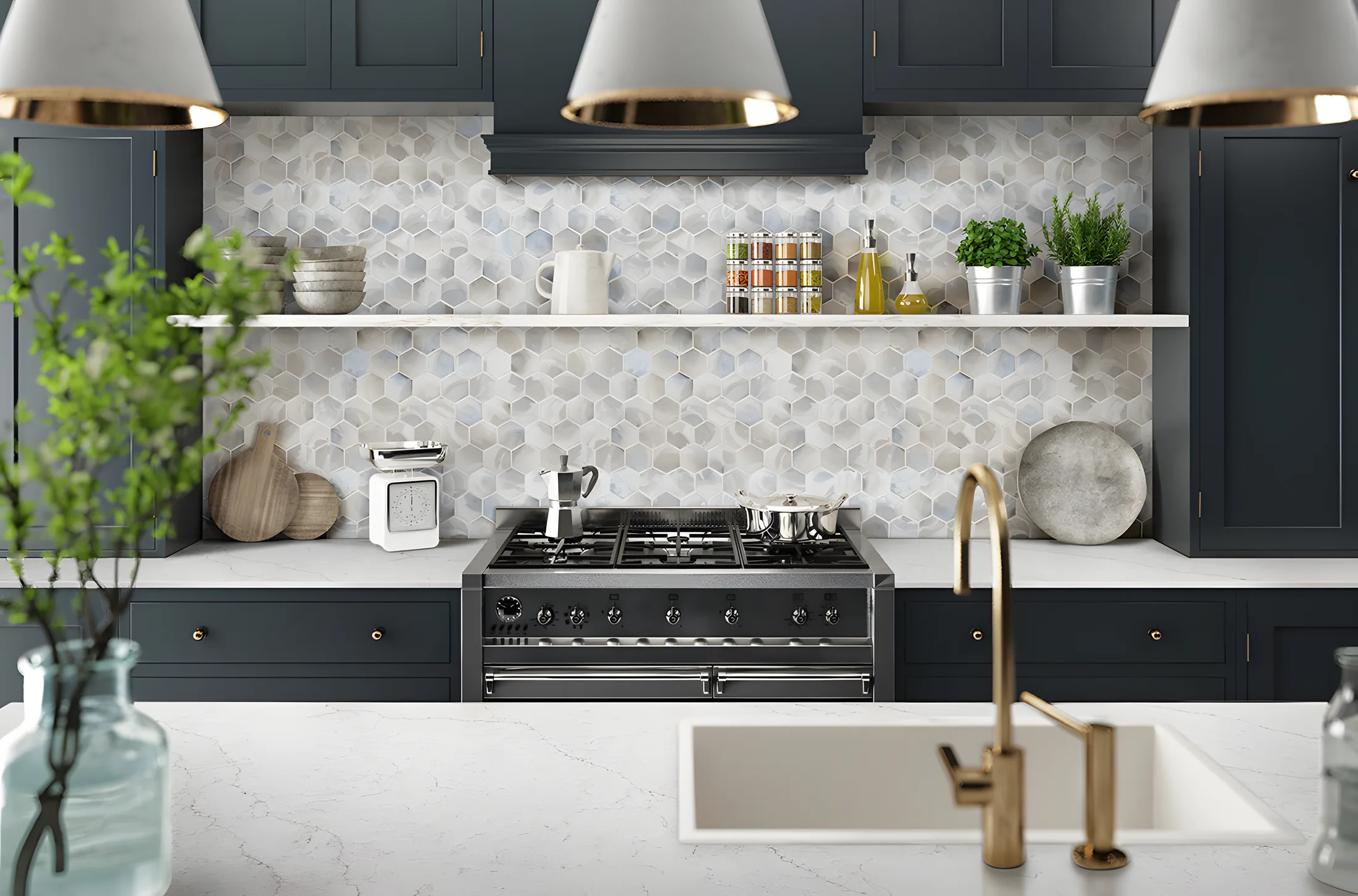 Kitchen backsplash tile