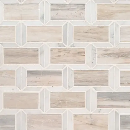 Angora Framework Geometric backsplash tile