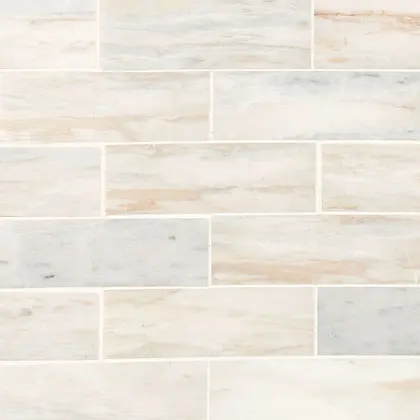 Angora Subway 2x6 Polished backsplash tile