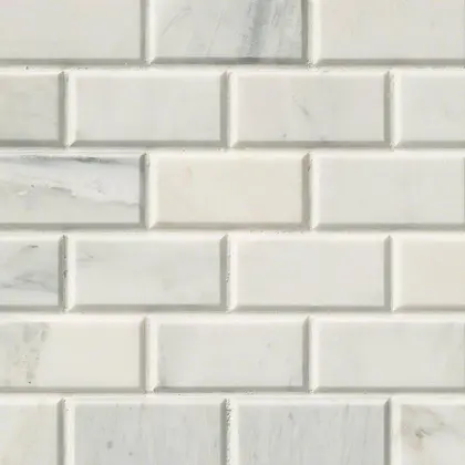 Arabescato Cararra backsplash tile