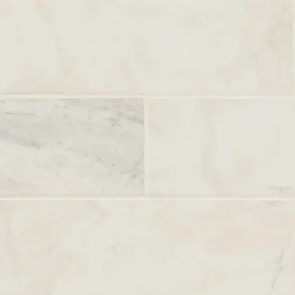 Arabescato Venato White backsplash tile