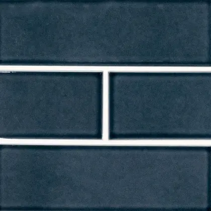 bay blue glazed handcrafted backsplash tile