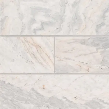 Capri Blue backsplash tile