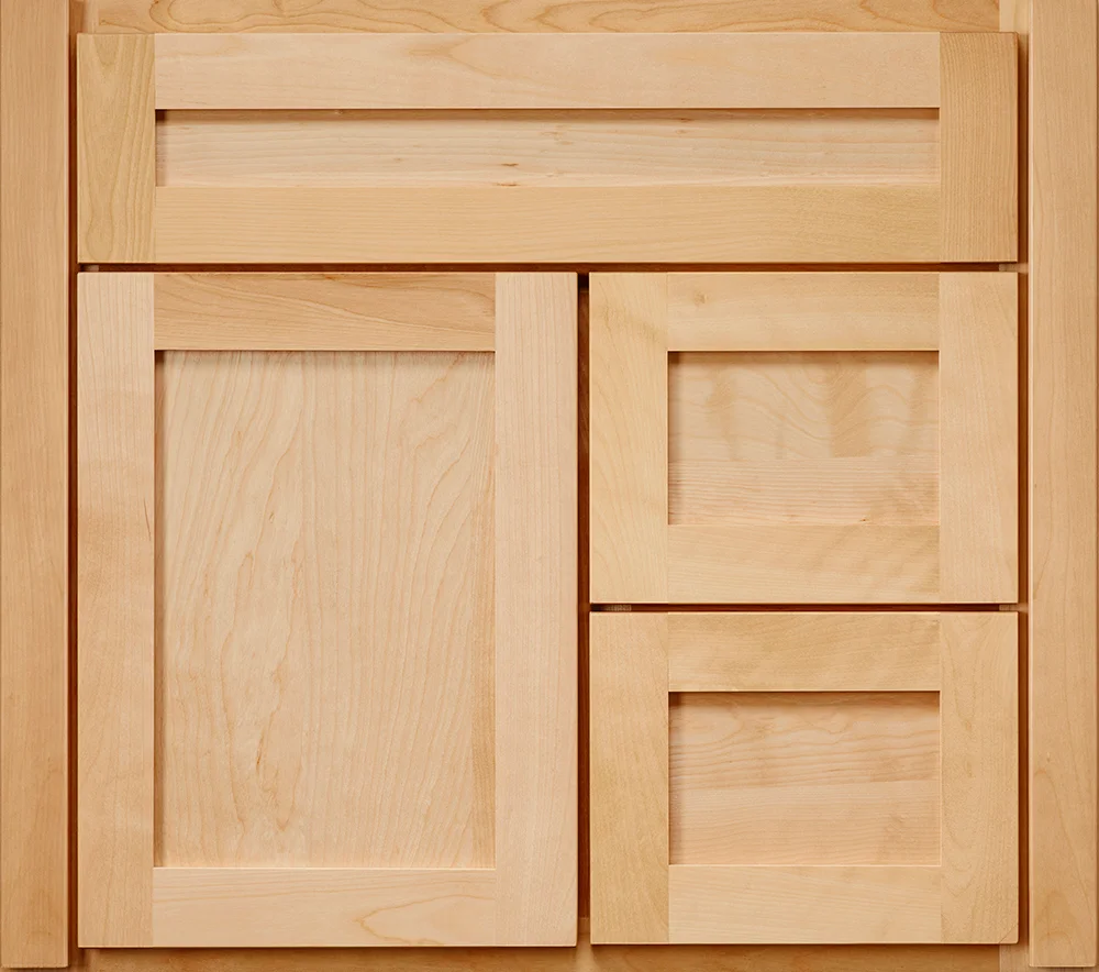 Bertch Woodbury vanity door style