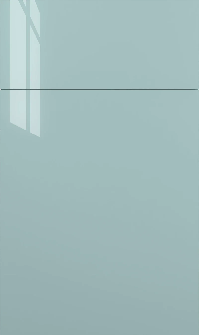 Fabuwood Aqua Marina Gloss cabinet door sample