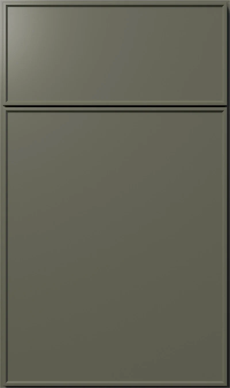 Fabuwood Echo Forest Green cabinet door sample