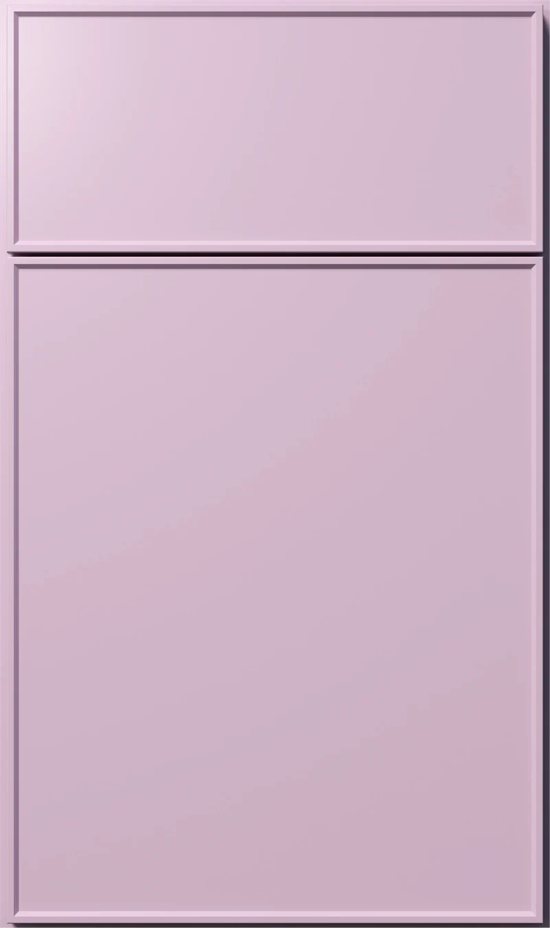 Fabuwood Echo Orchid Purple cabinet door sample