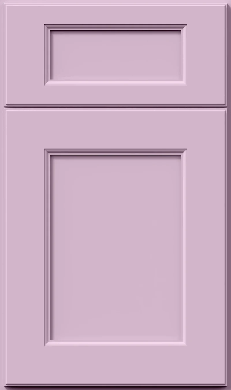 Fabuwood Fusion Orchid Purple cabinet door sample