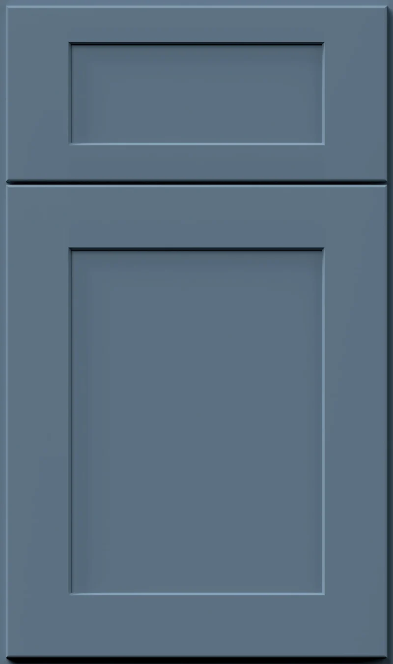 Fabuwood Galaxy Denim Blue cabinet door sample