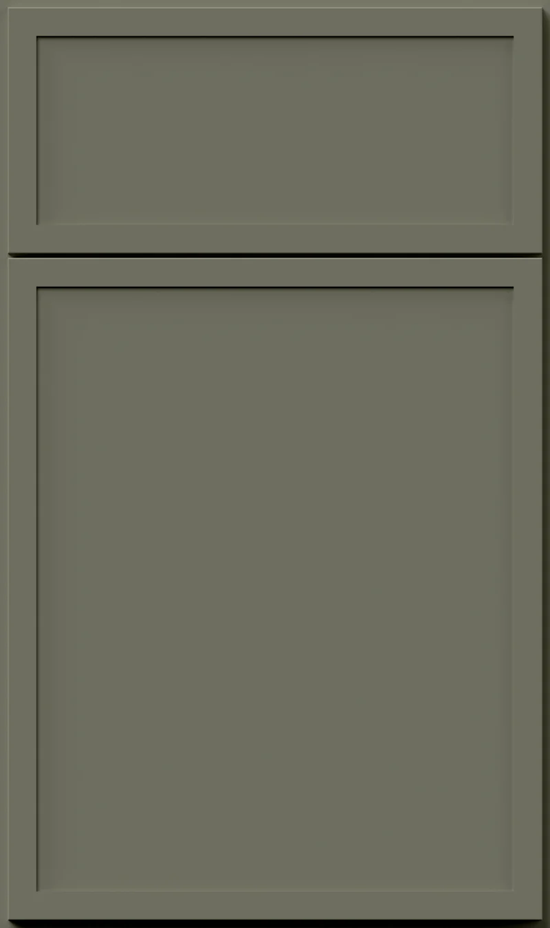 Fabuwood Luna Forest Green cabinet door sample