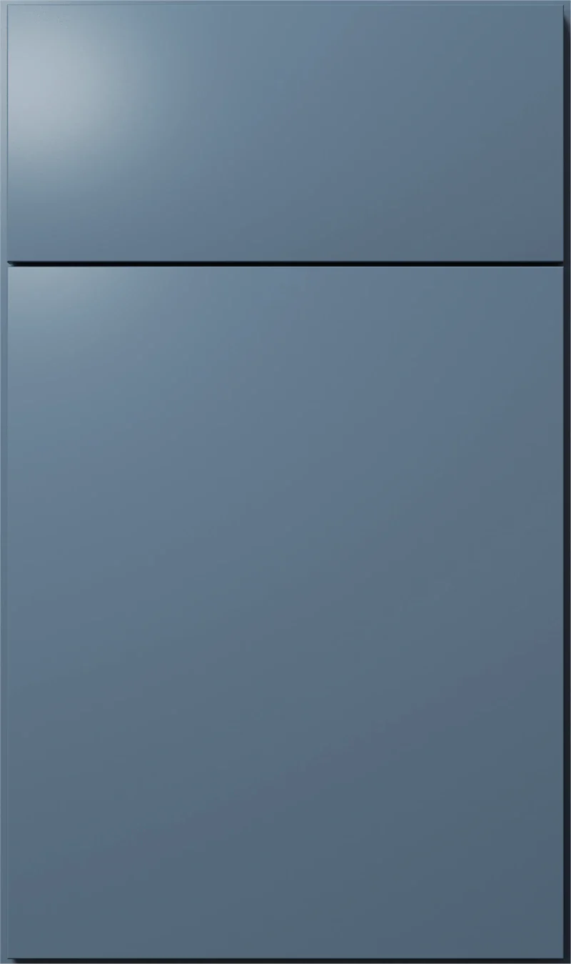 Fabuwood Luxe Denim Blue cabinet door sample