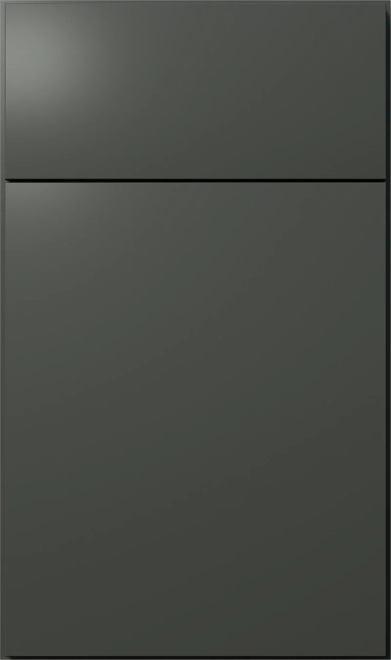 Fabuwood Luxe Graphite Black cabinet door sample