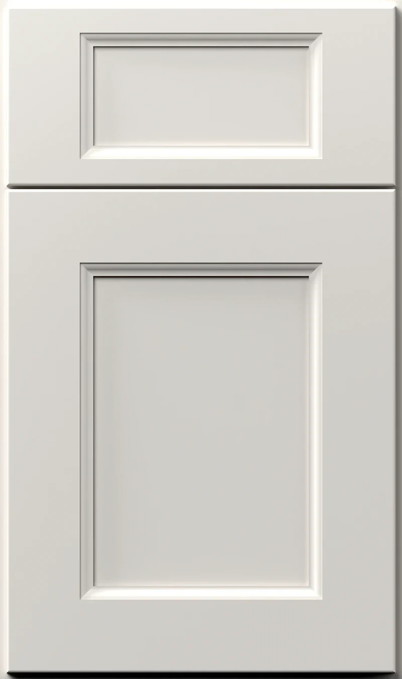 Fabuwood Cloud White cabinet door sample