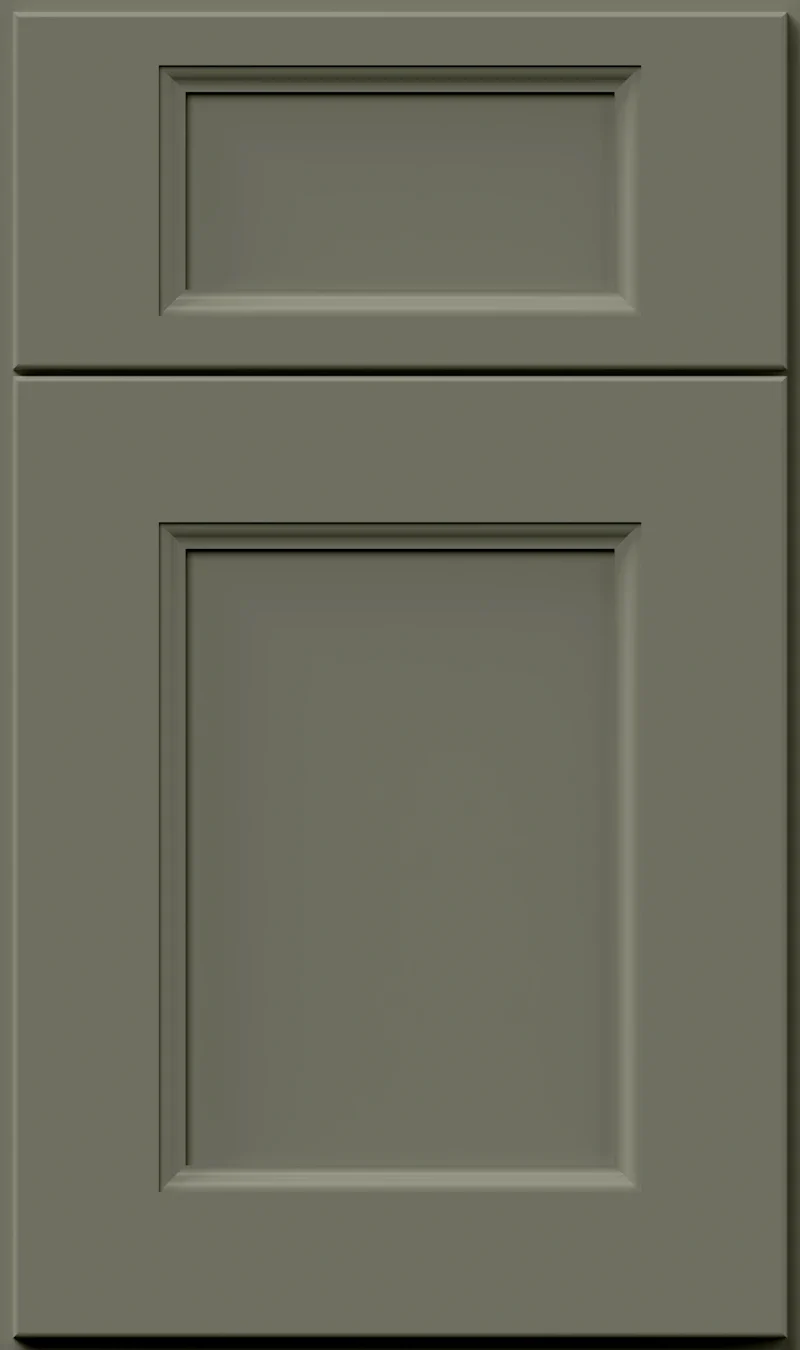 Fabuwood Nexus Forest Green cabinet door sample
