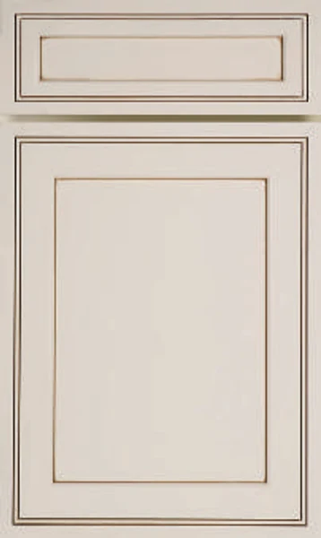 J&K Pearl Glazed cabinet door style, Transitional