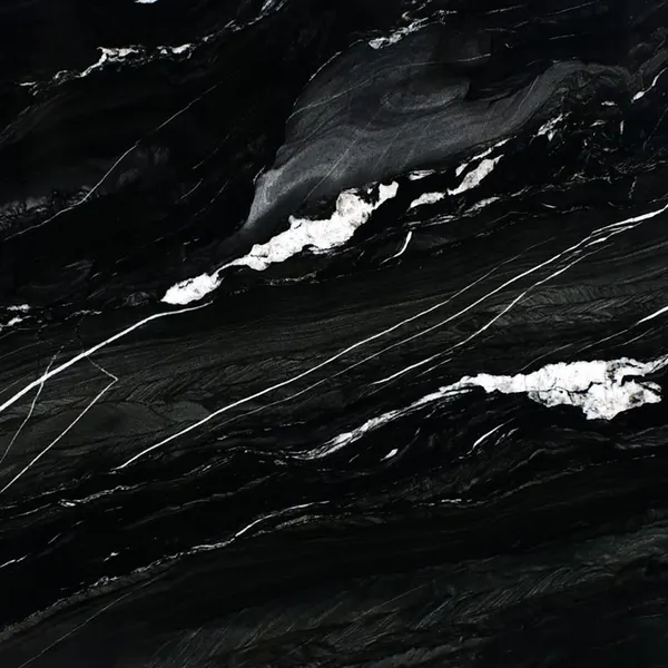 Andes Black quartzite slab