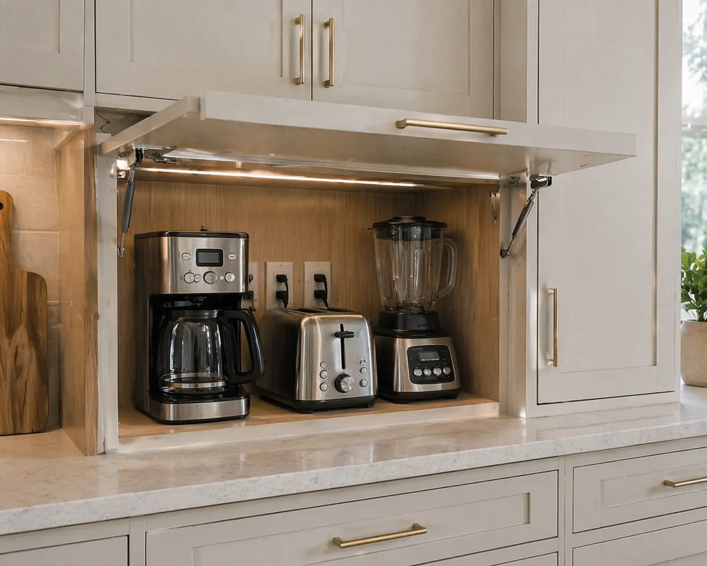 Appliance Garages by Finemark Cabinetry in Wheaton IL