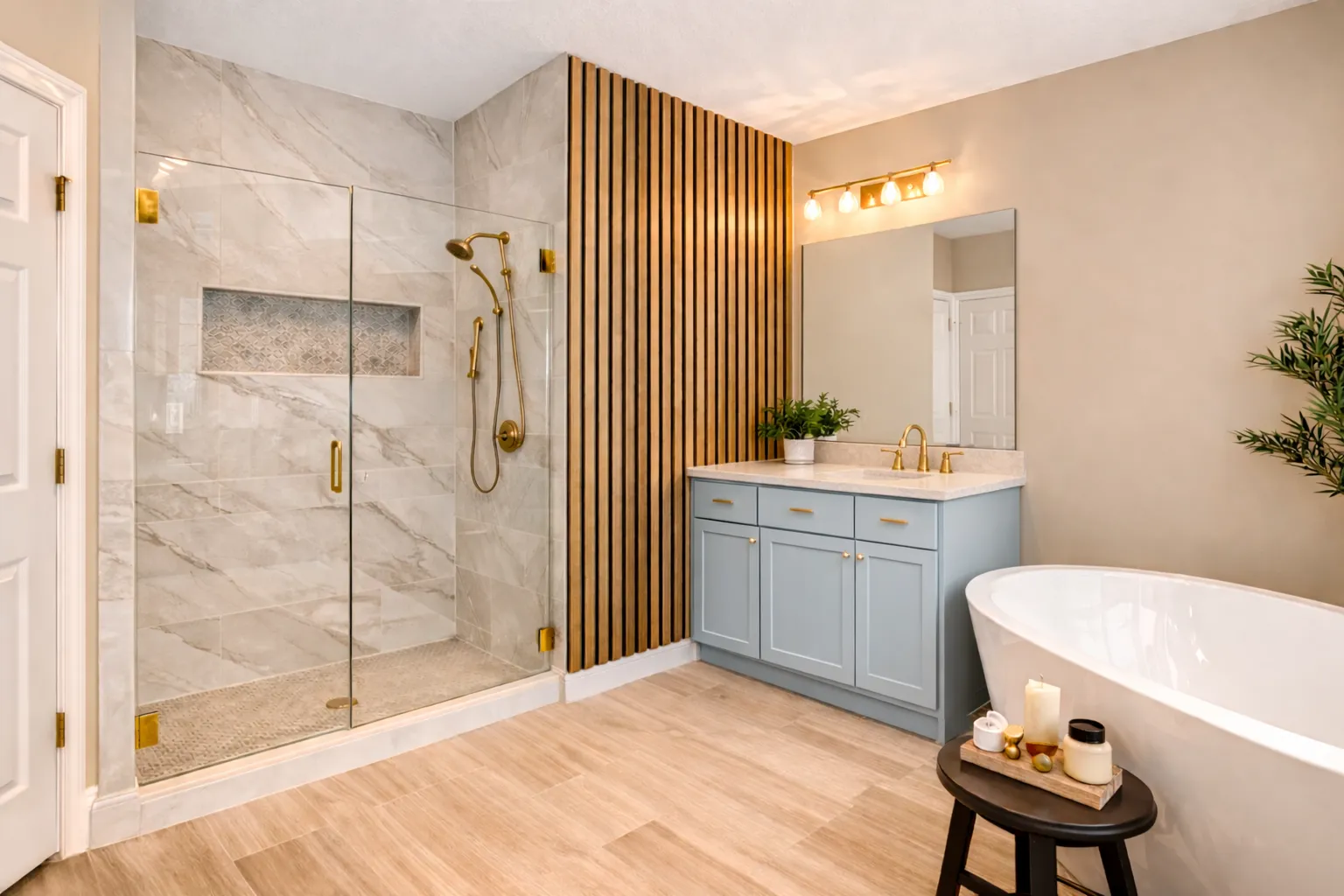 Bathroom remodeling project in Wheaton IL by Finemark