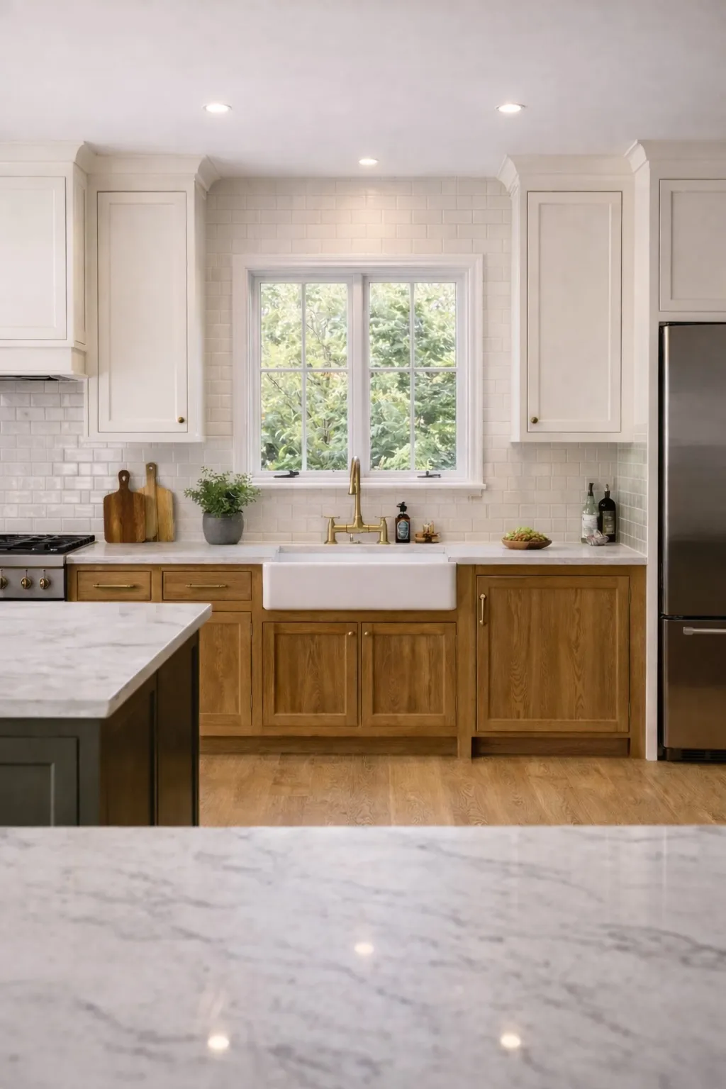 Custom kitchen design and installation by Finemark Cabinetry