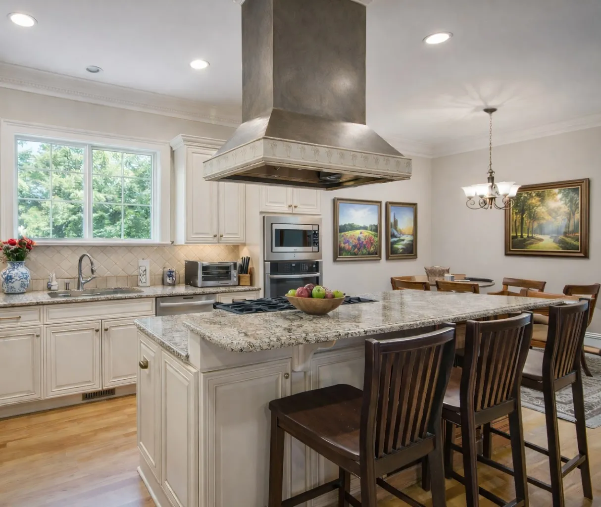 Modern kitchen remodel with quartz countertops in Wheaton IL