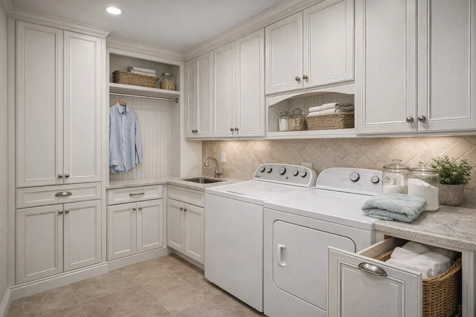 Laundry Rooms by Finemark Cabinetry in Wheaton IL